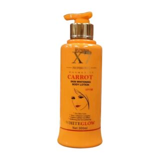 White Glow X7 Professional Cosmetics Carrot Skin Whitening Body Lotion 300ml